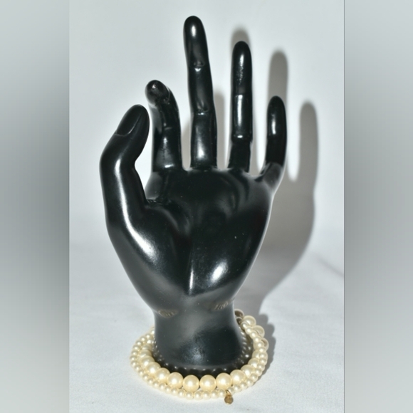 Pearl Beaded K-Gold Pendant Bracelet - Picture 5 of 5